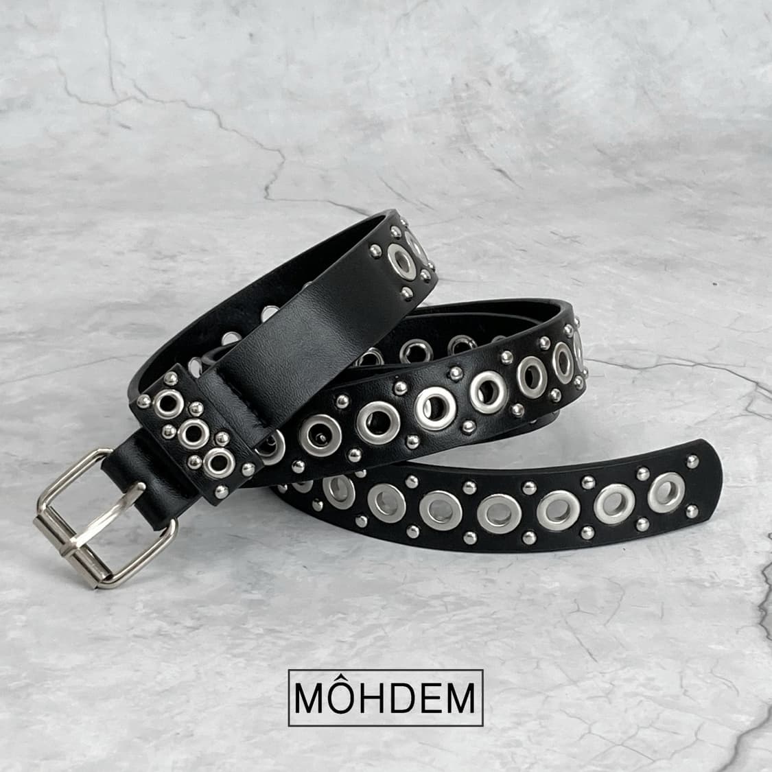 [Unisex] 스터드 아일렛 벨트 상품이미지5