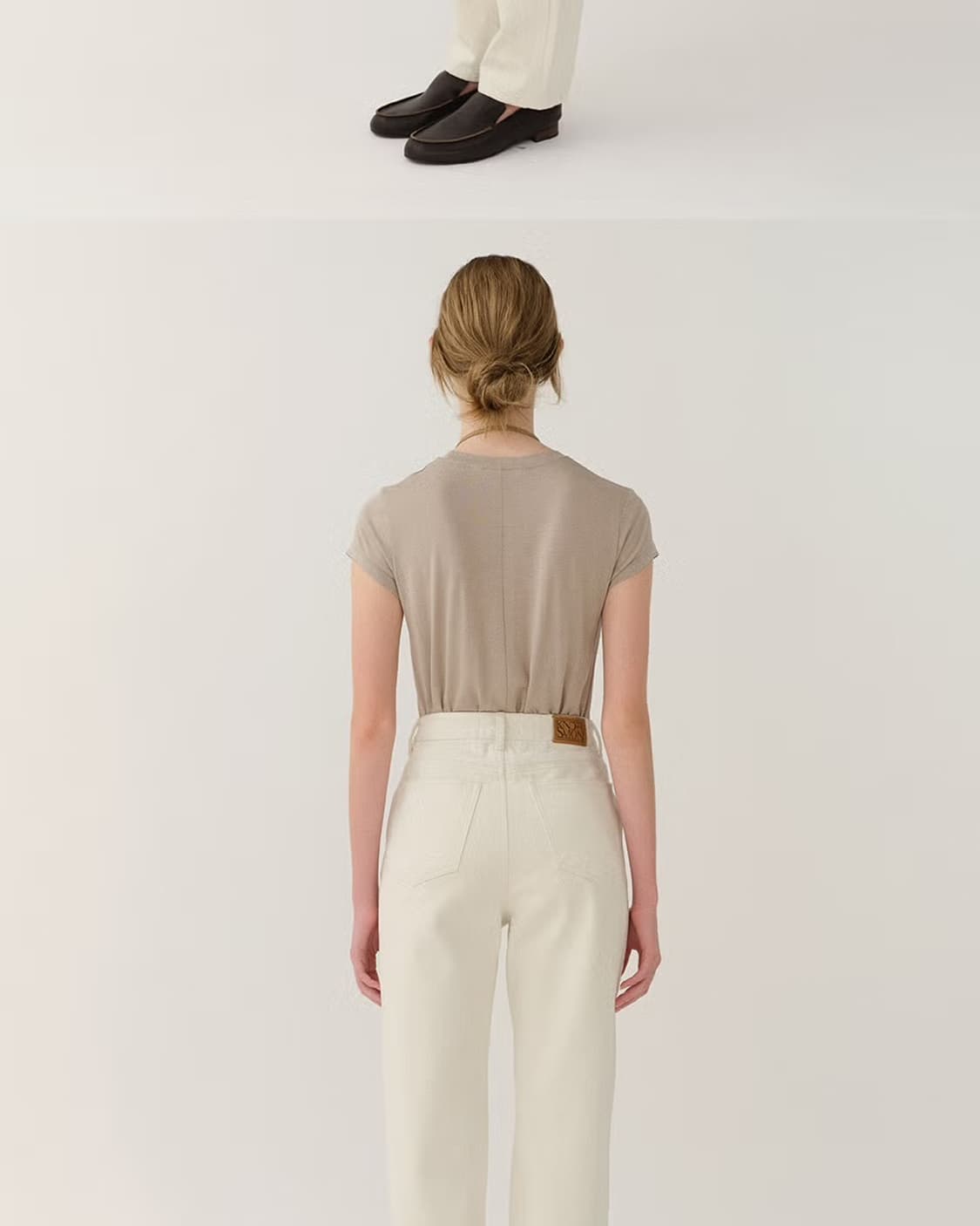 킨더살몬 크림 데님 S (pique denim) 상품이미지2