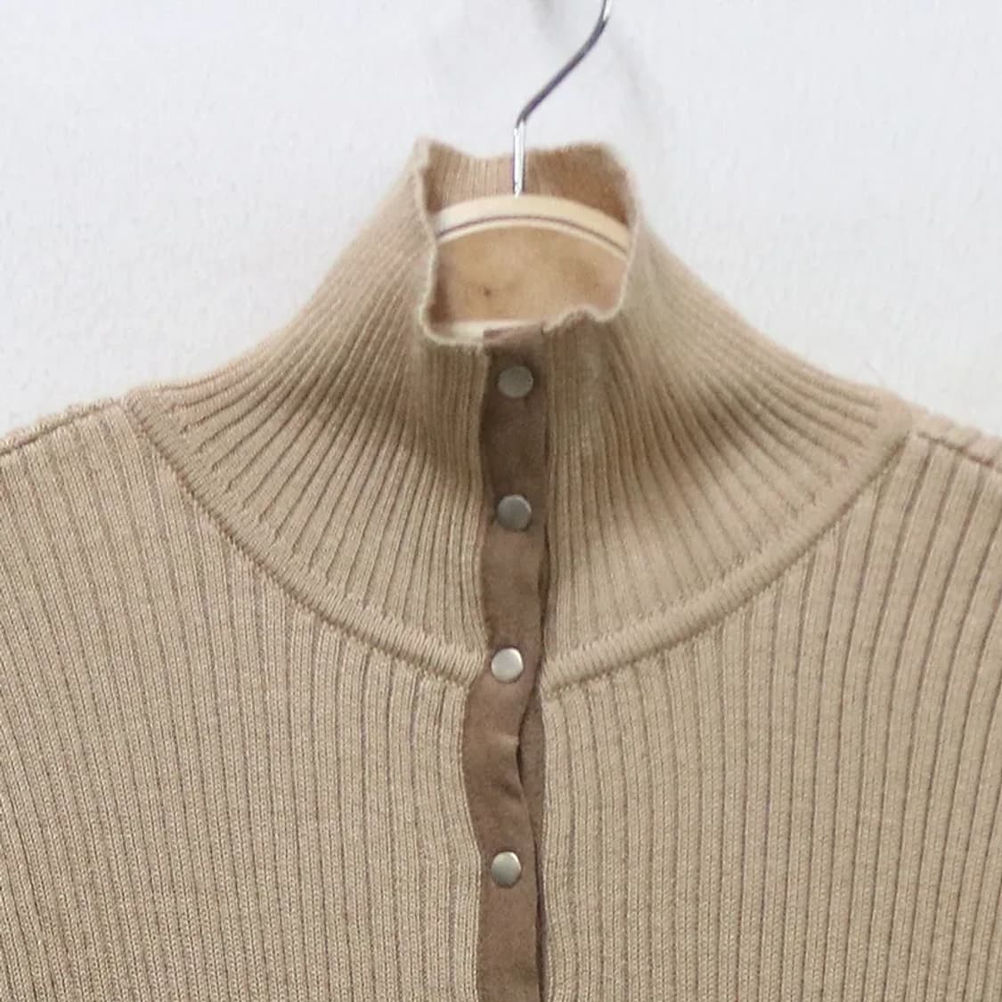 MAGGY 울 혼방 버클 터틀넥 니트 63217 상품이미지5