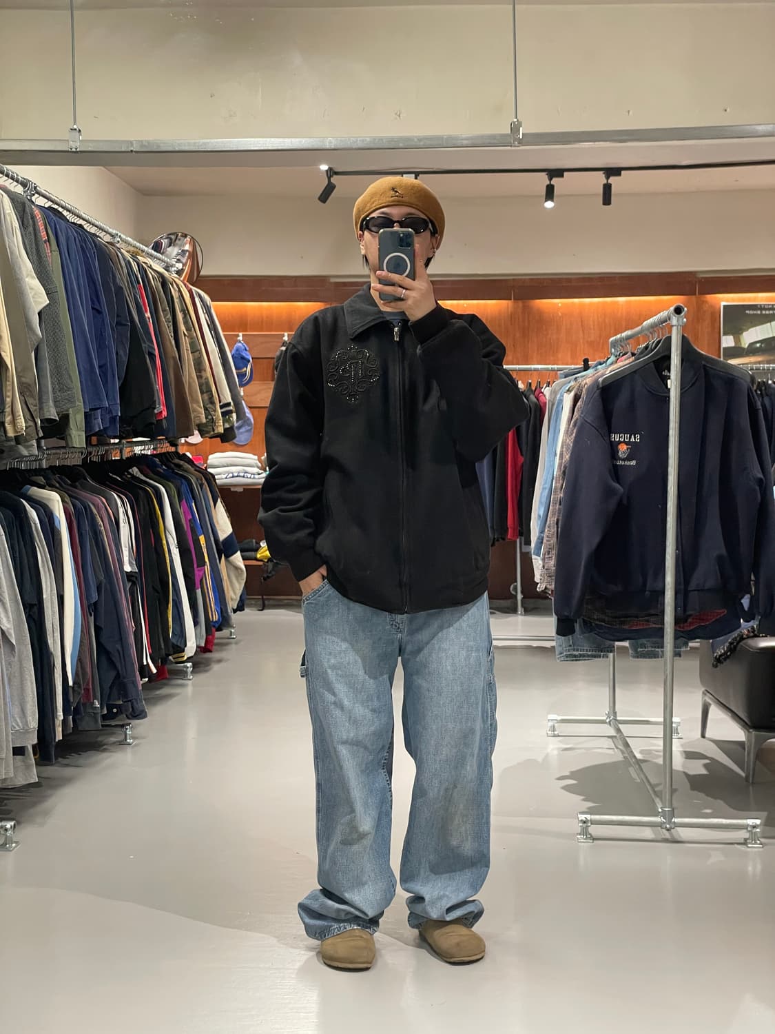 펠레펠레 울 바시티 자켓 상품이미지2