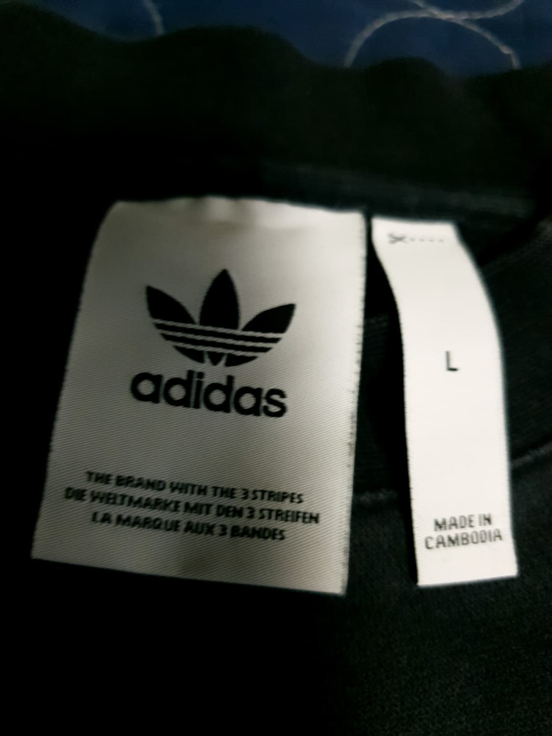 아디다스 락업 테크 트레포일 기모 맨투맨 블랙 (L) 상품이미지6