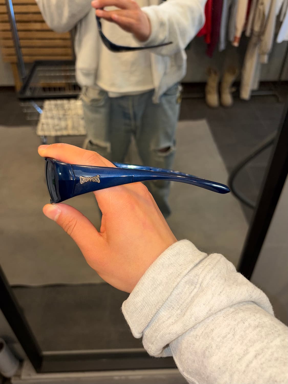 Choppers Motorcycle Rider blue sunglasse 상품이미지9