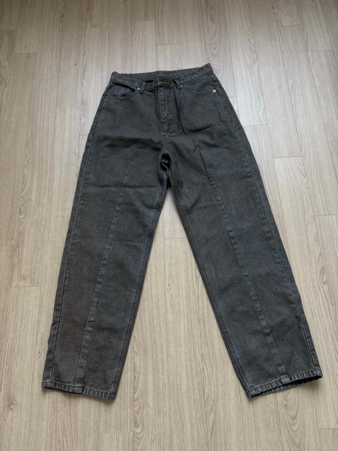 리키 카키 데님 팬츠 상품이미지3