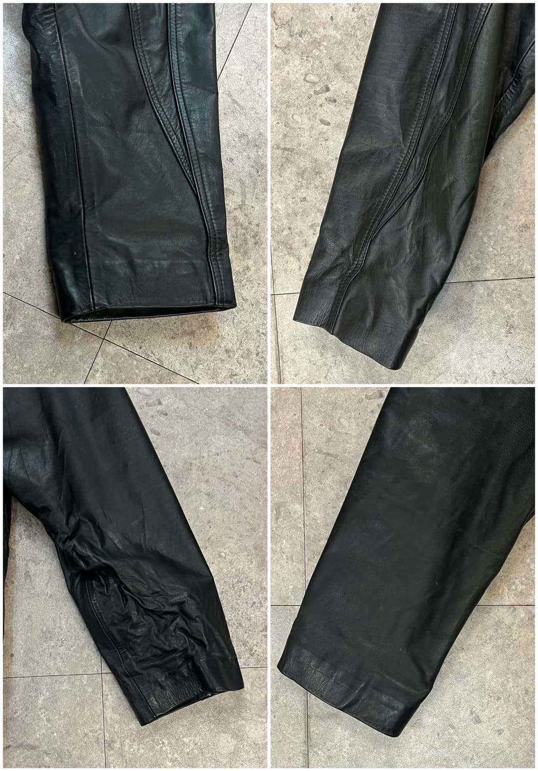 빈티지 레더 자켓 블랙 L #csz1978 상품이미지10