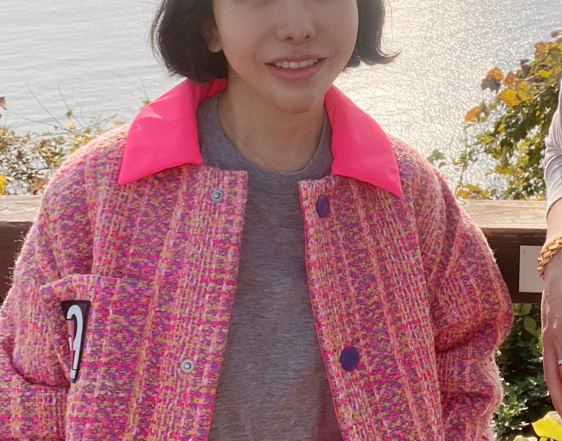 프라다 트위드 패딩 코트 38 (44-55) 상품이미지2