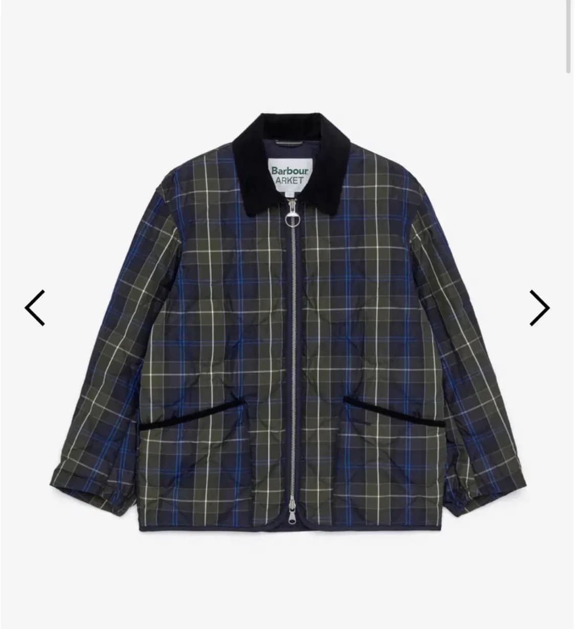 ARKET x Barbour 퀼티드 재킷 M 상품이미지1