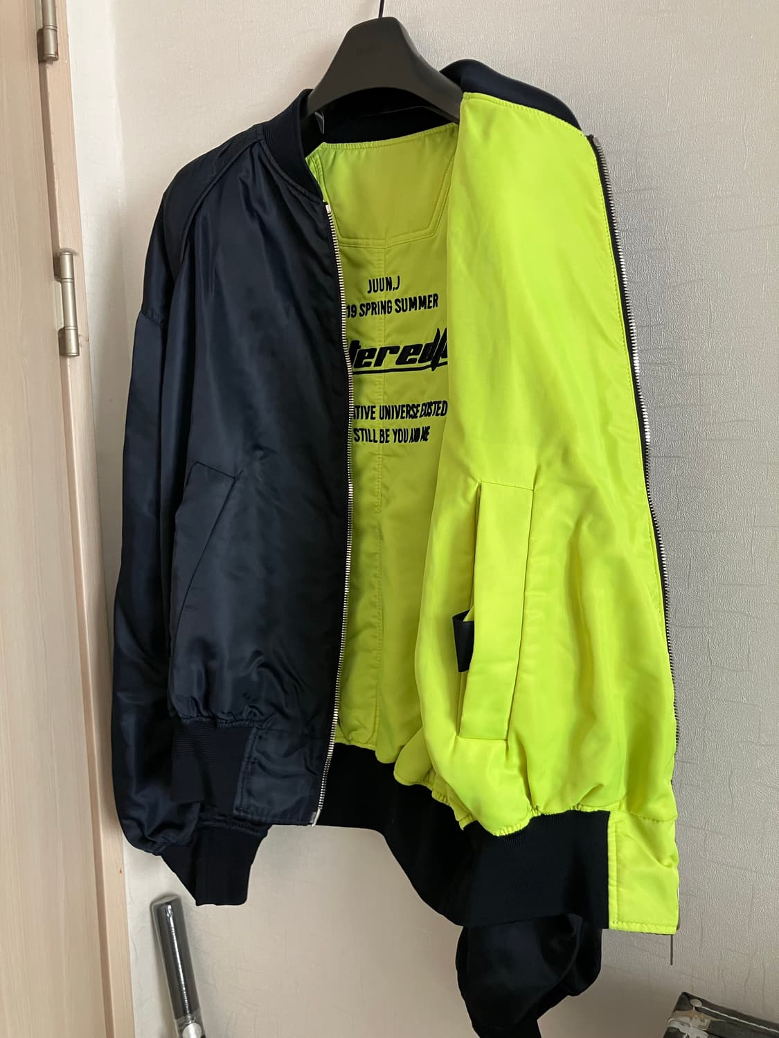 준지 19SS 네이비 MA1 양면 자켓 44(s~m) 상품이미지5