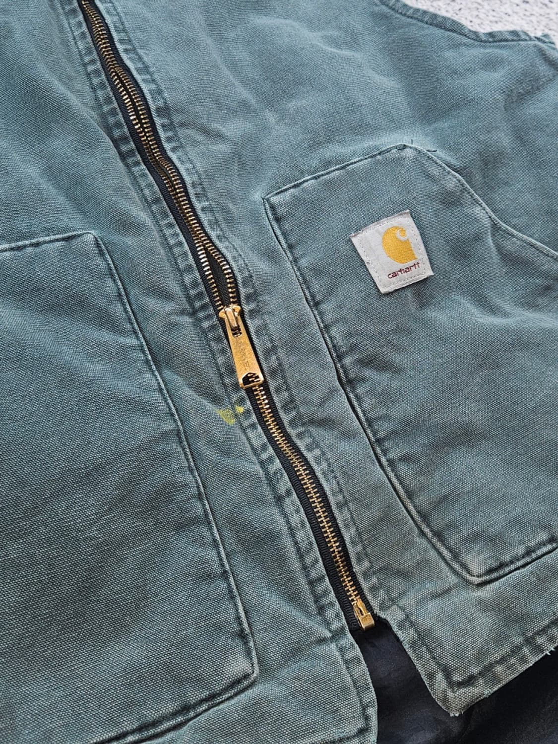 90's USA 칼하트 V02 덕 캔버스 워크 베스트 (L)/ 10830 상품이미지6