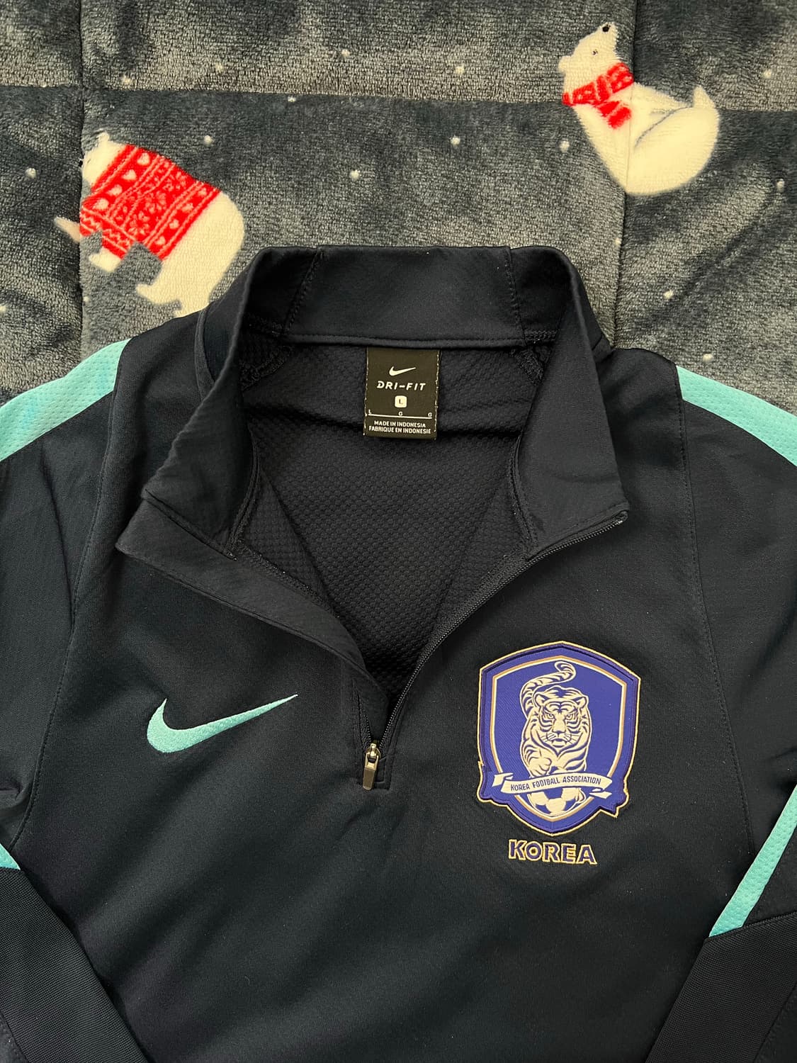 대한민국 국가대표 지급용 하프집업 (16-18) 상품이미지3