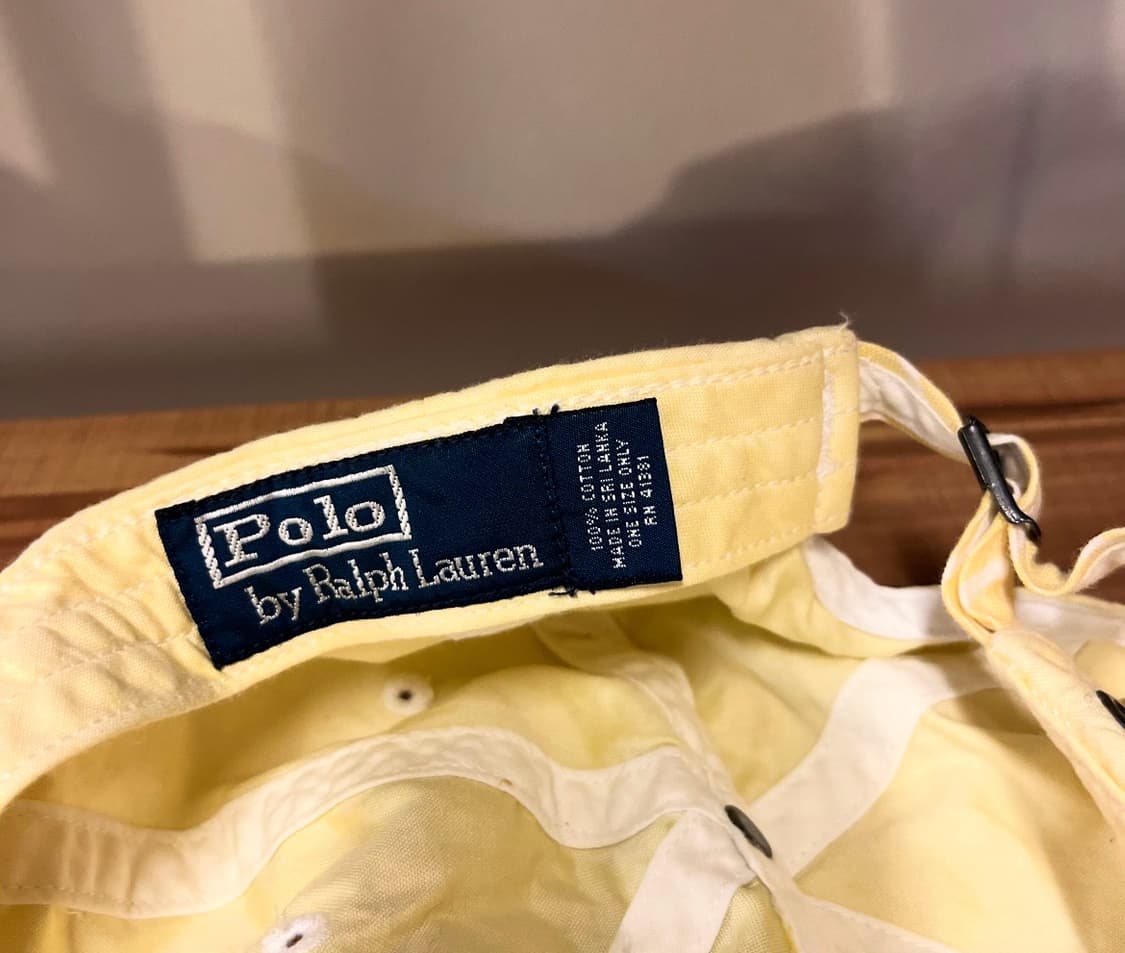 폴로 볼캡 옐로우 상품이미지4