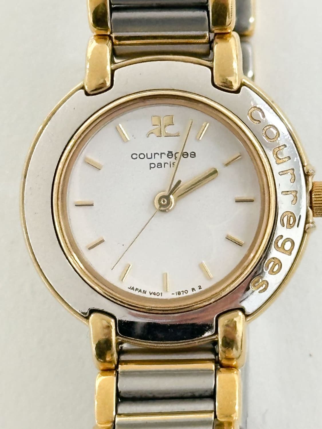 courreges / 꾸레쥬 듀얼컬러 시계 상품이미지5