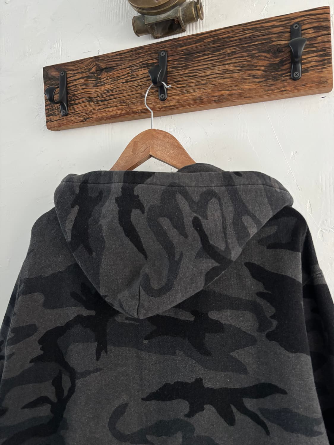 Polo 폴로 랄프로렌 신형 큐알 블랙 카모 후드집업 상품이미지9