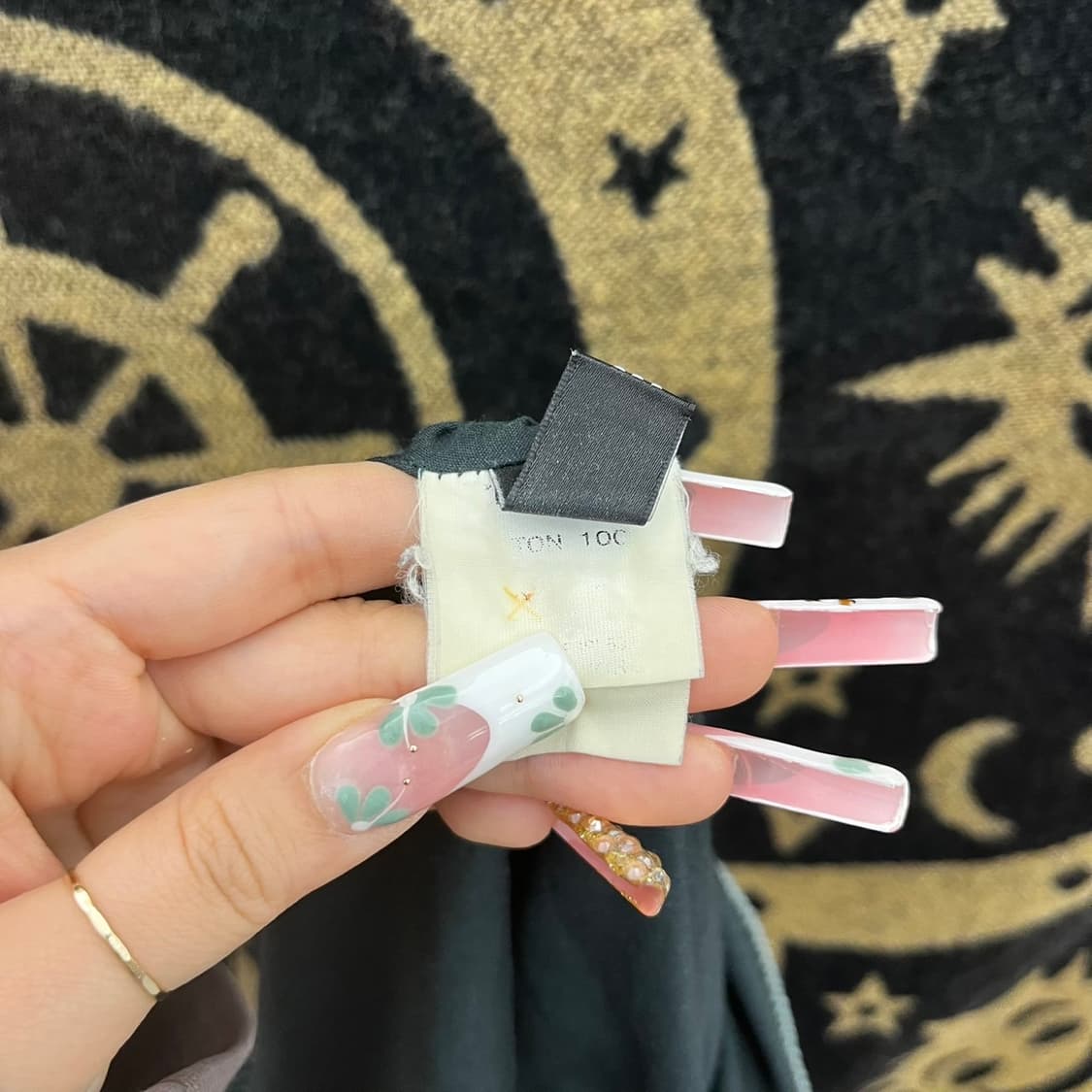 빈티지 코지 보헤미안 모리걸 에스닉 패턴 미디 롱스커트 K0159 상품이미지5