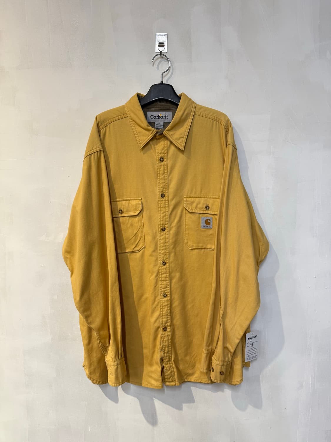 칼하트 옐로우 긴팔셔츠 상품이미지1