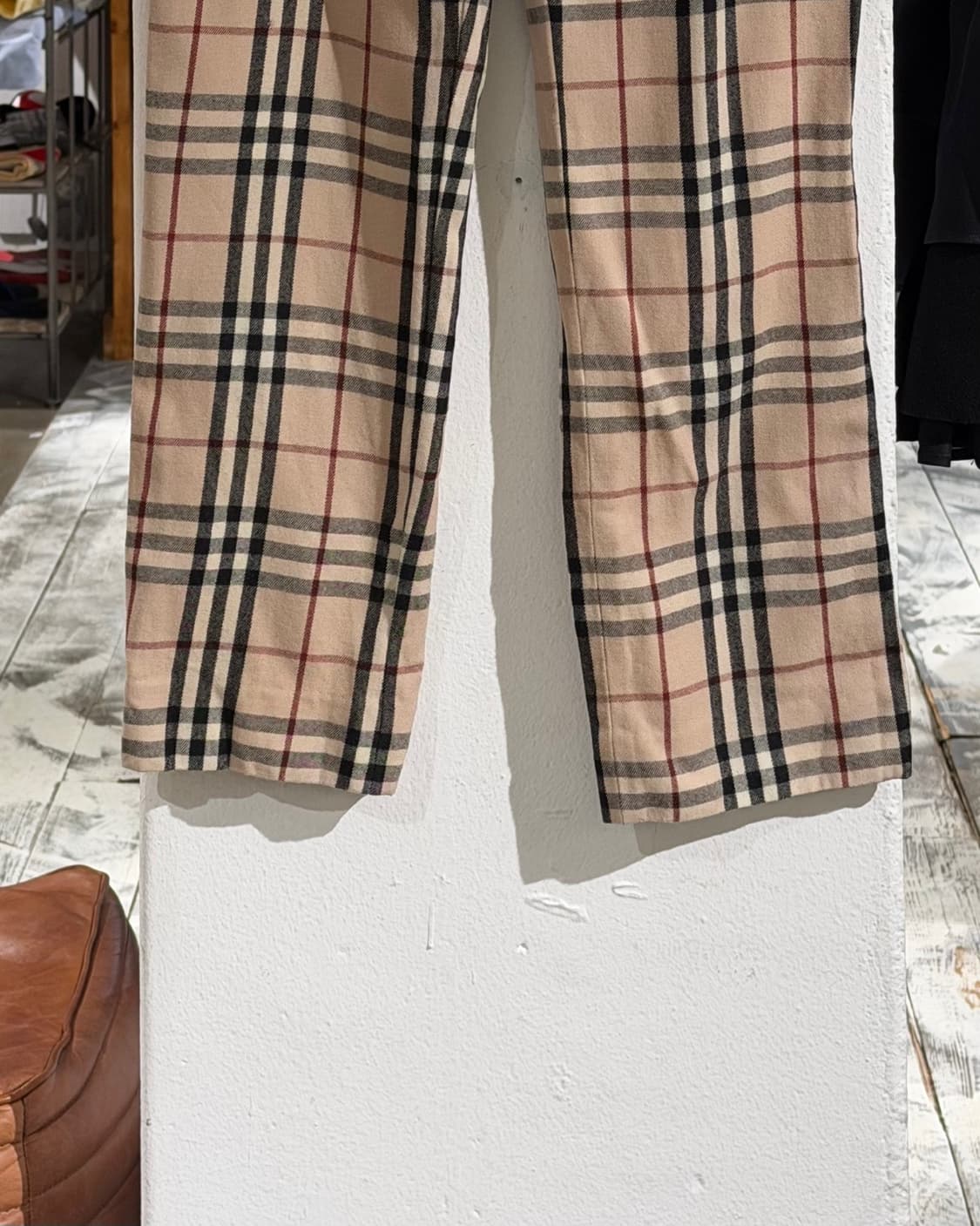 버버리 베이지 노바체크 팬츠 상품이미지5