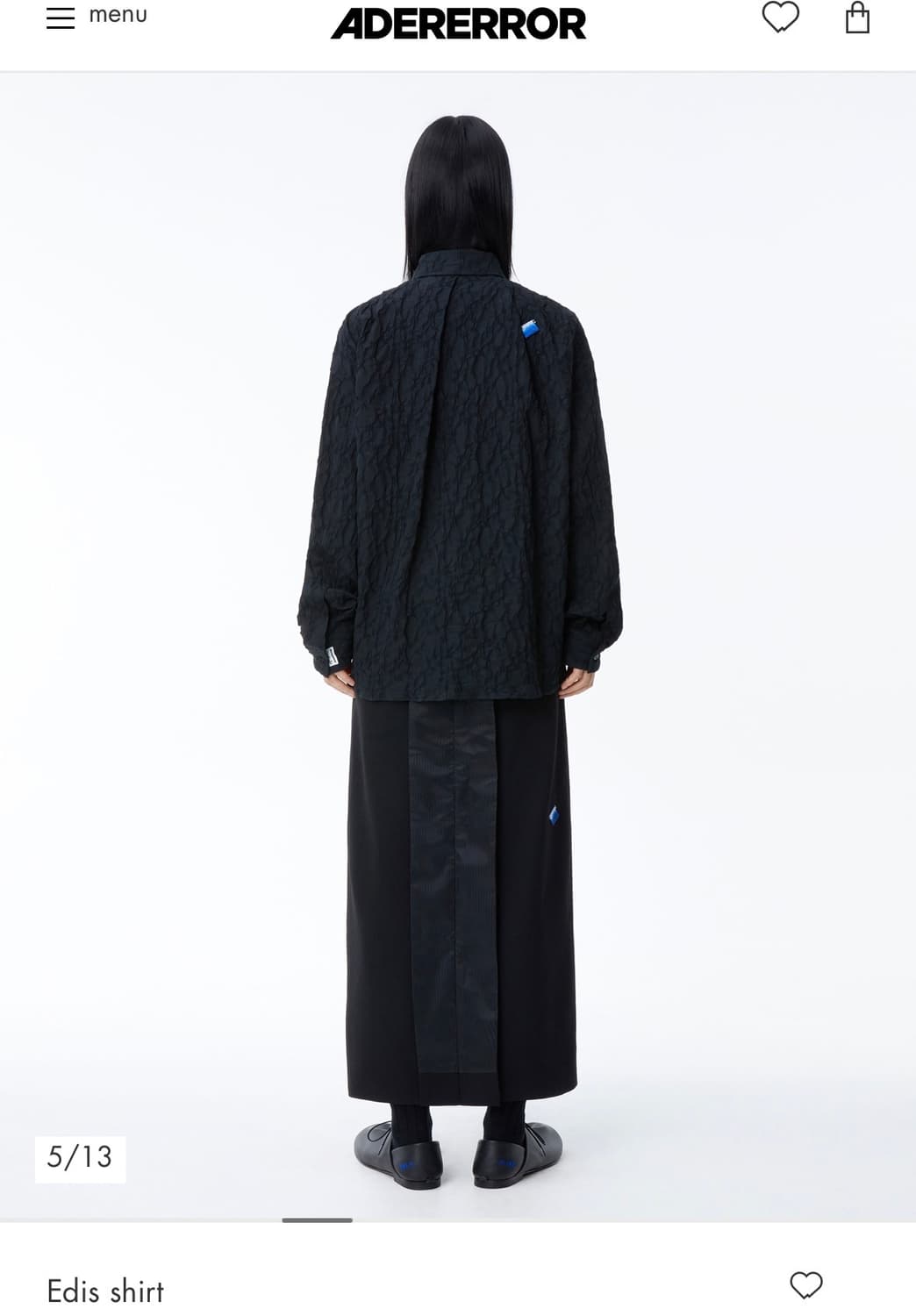 아더에러 adererror eddis shirts 에디스 셔츠 구매합니다 상품이미지2