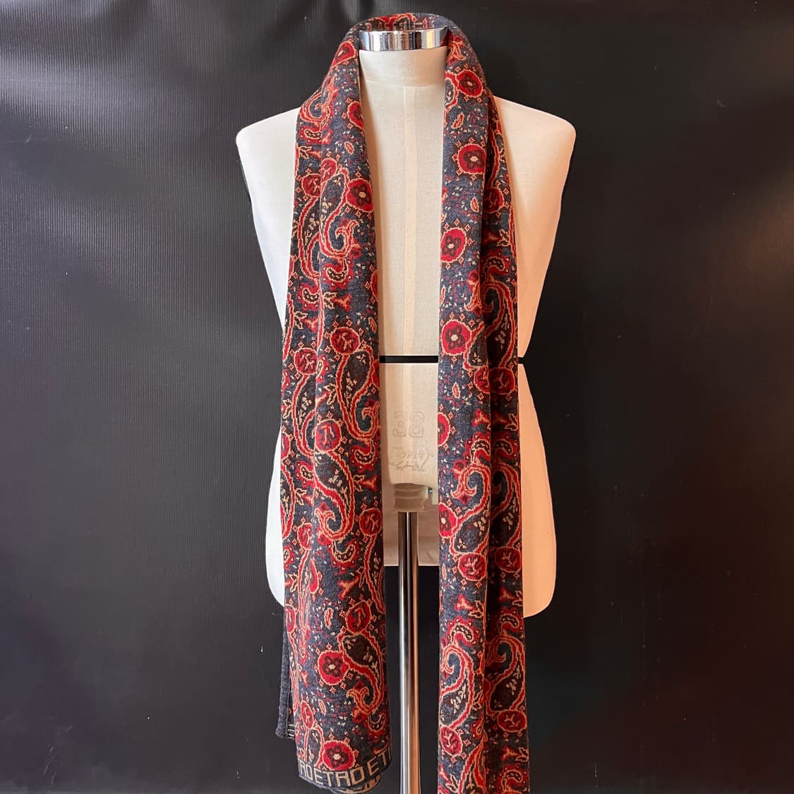 에트로 대형 울 실크 자카드 숄 머플러 상품이미지1