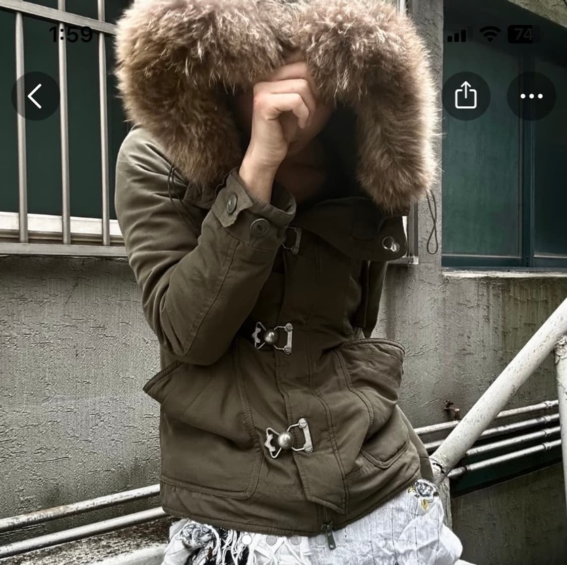 **archive** 2000s SLY racoon fur jacket 상품이미지1