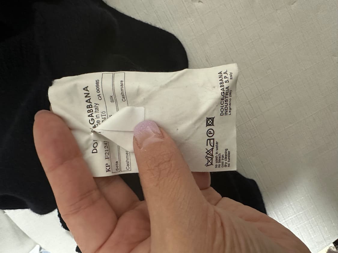 돌체앤가바나 블라우스XS 블랙 상품이미지8