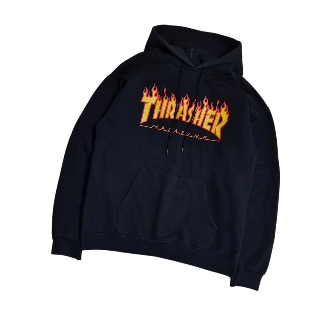 트레셔 빅로고 후드티 상품이미지1