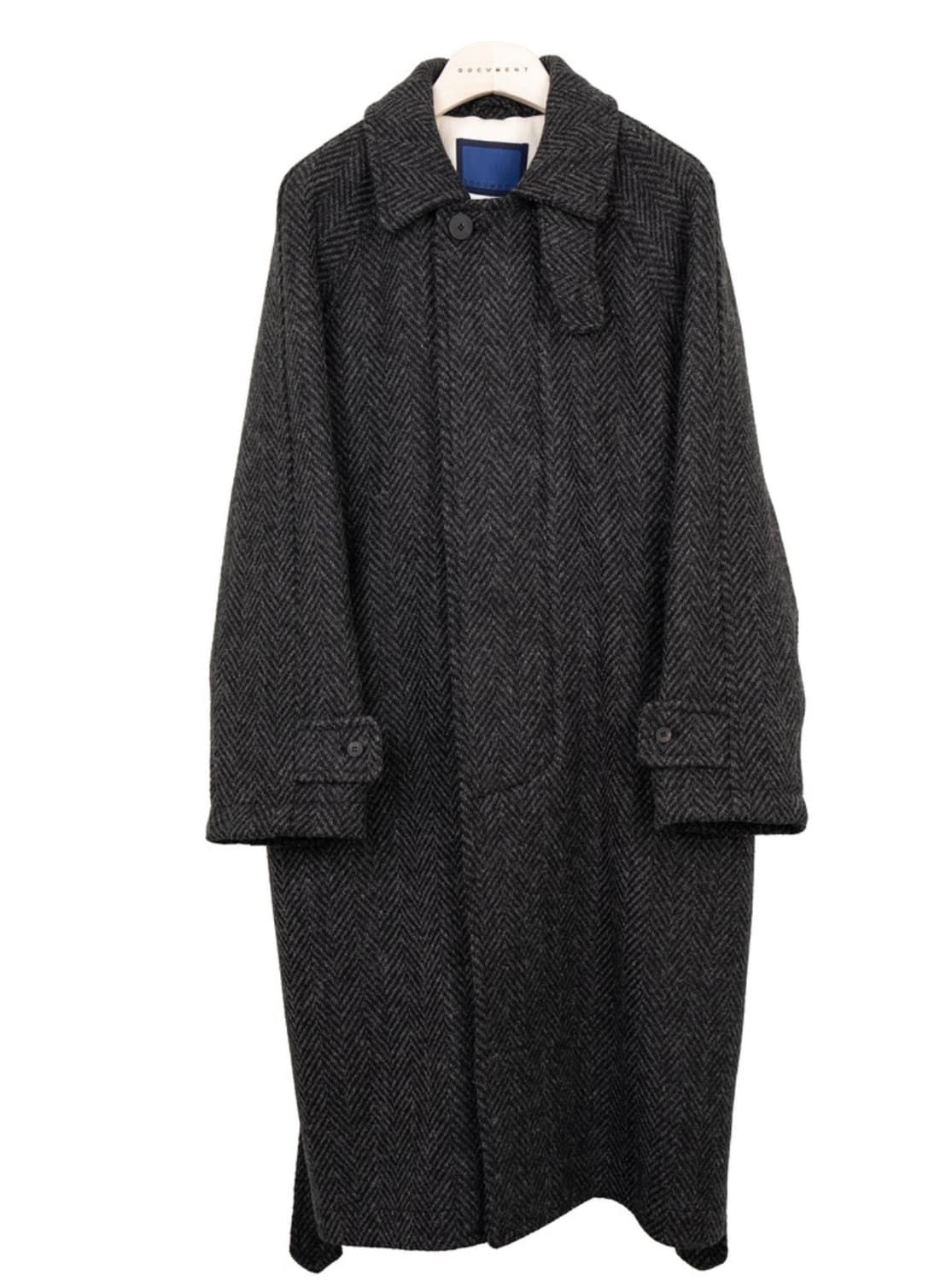 도큐먼트 24fw 도네갈트위드 코트 M 상품이미지2