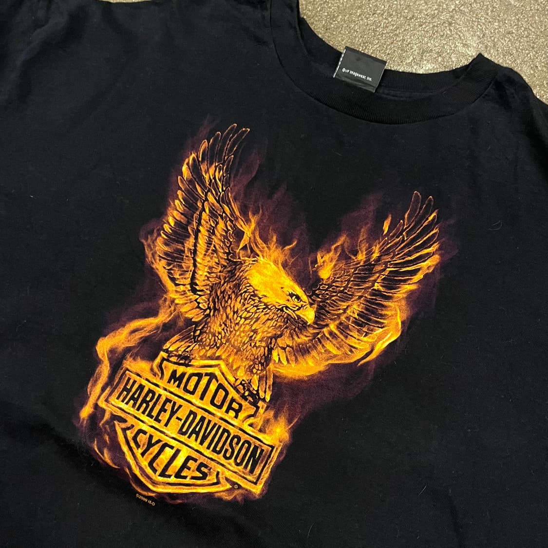 할리데이비슨 플레임 이글 티셔츠 (110) 상품이미지2
