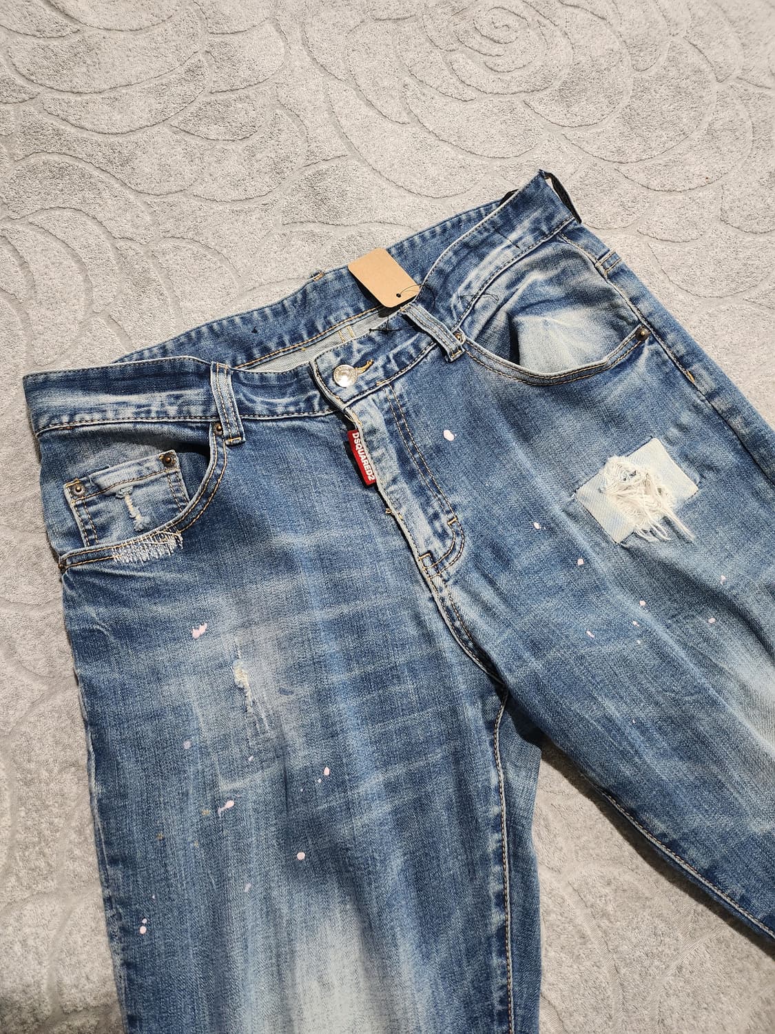 디스퀘어드2(DSQUARED2) 페인팅 워싱 데님 상품이미지3