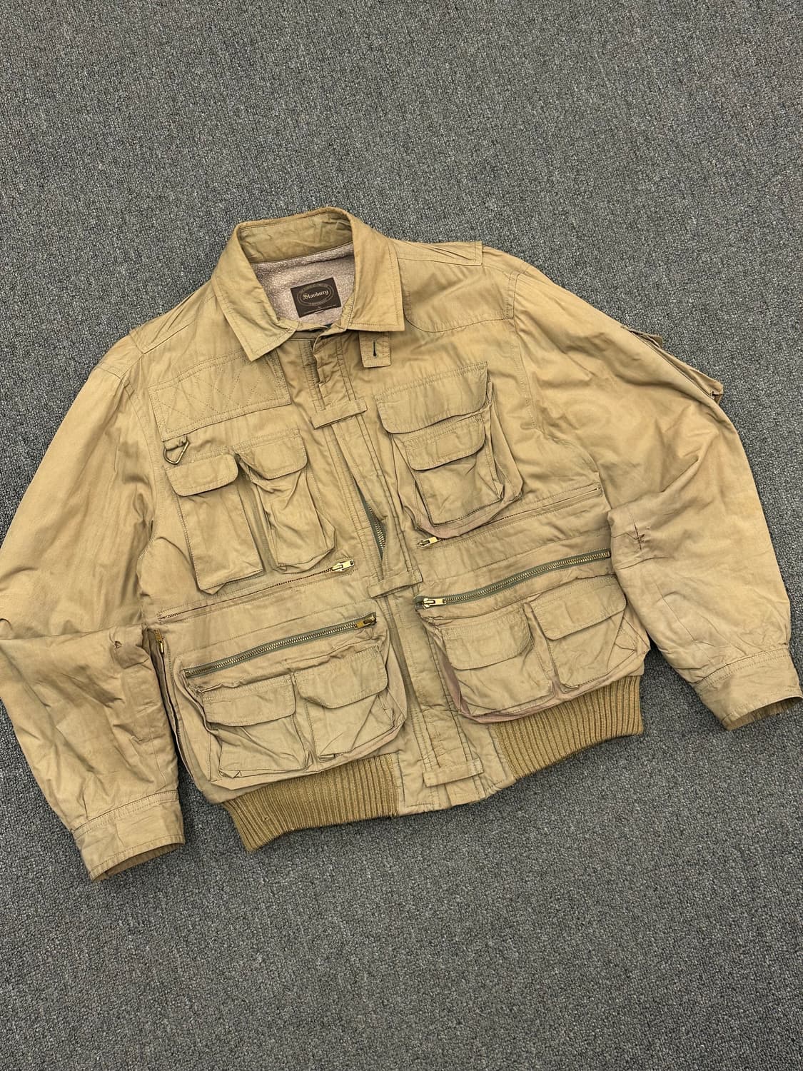 M)Stanbury 빈티지 베이지 유틸리티 필드자켓 상품이미지2