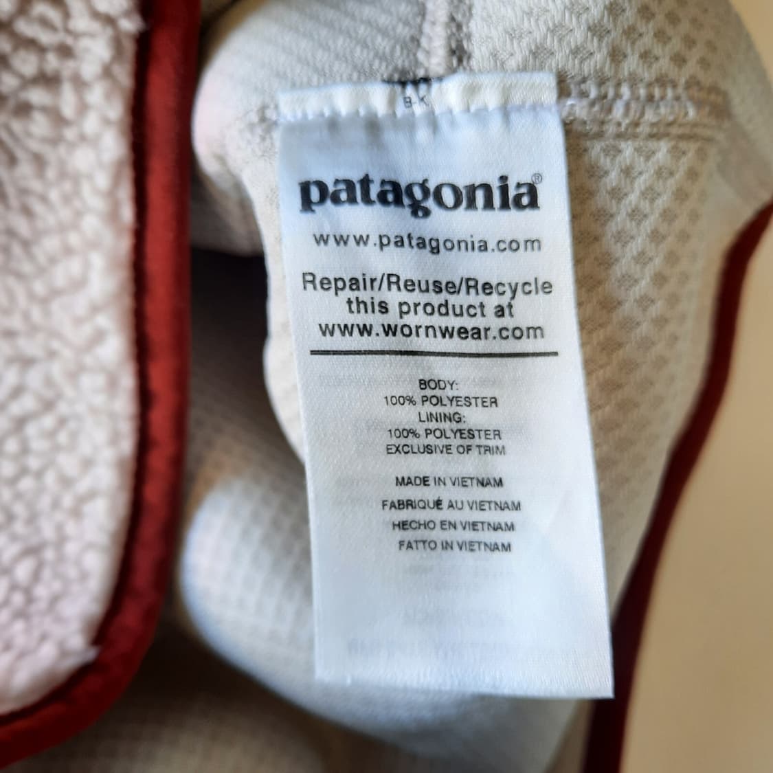 파타고니아 클래식 레트로-X 플리스 자켓 내추럴/러스티드 켈프 상품이미지3