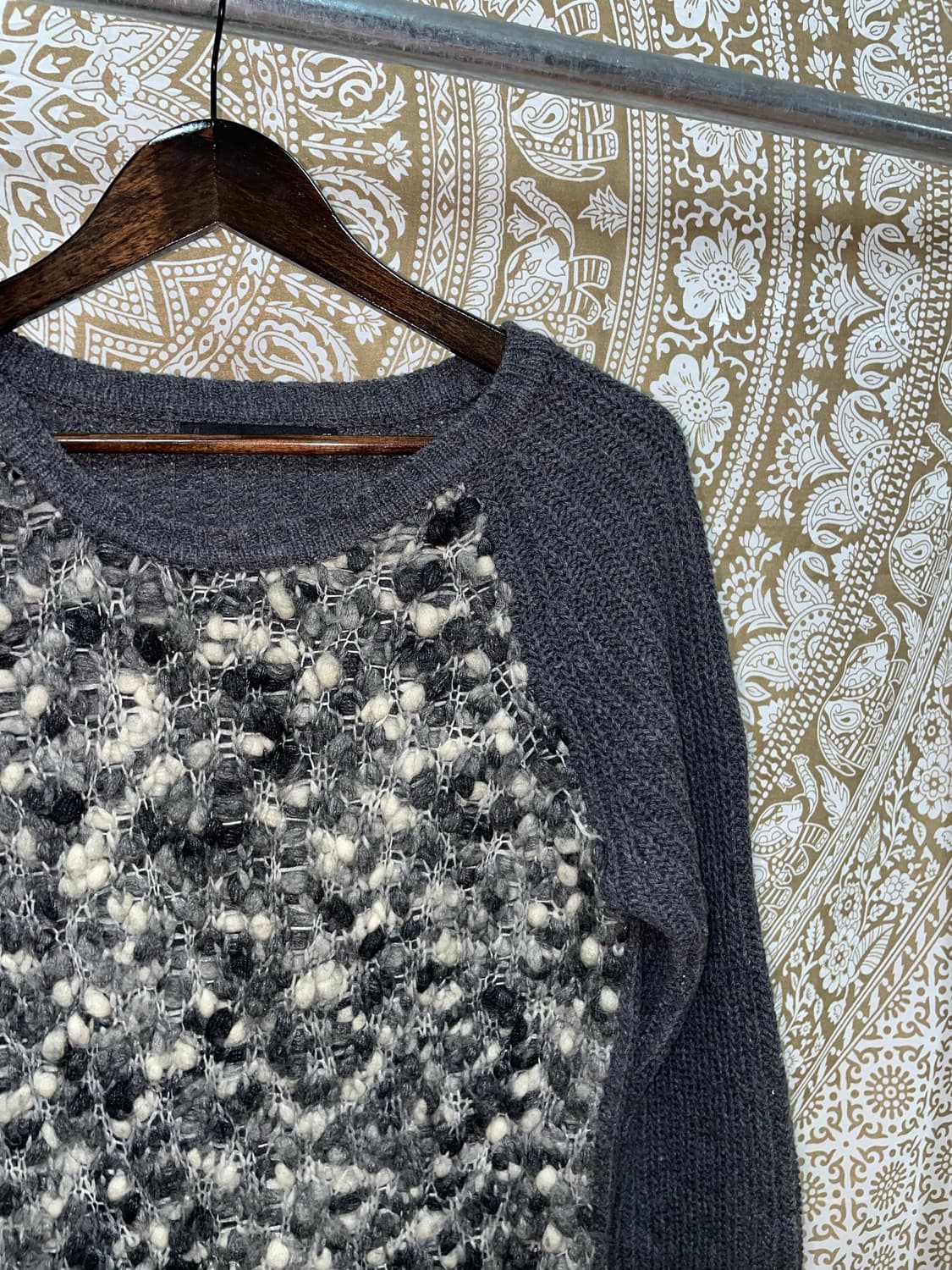 빈티지 디테일 나그랑 니트  상품이미지3