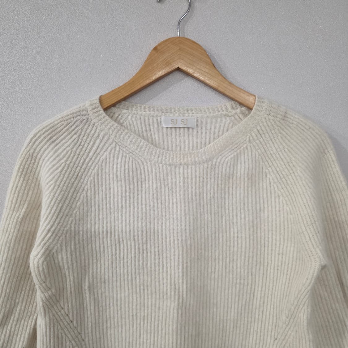 SJ SJ 아이보리 앙고라 니트 90 상품이미지3
