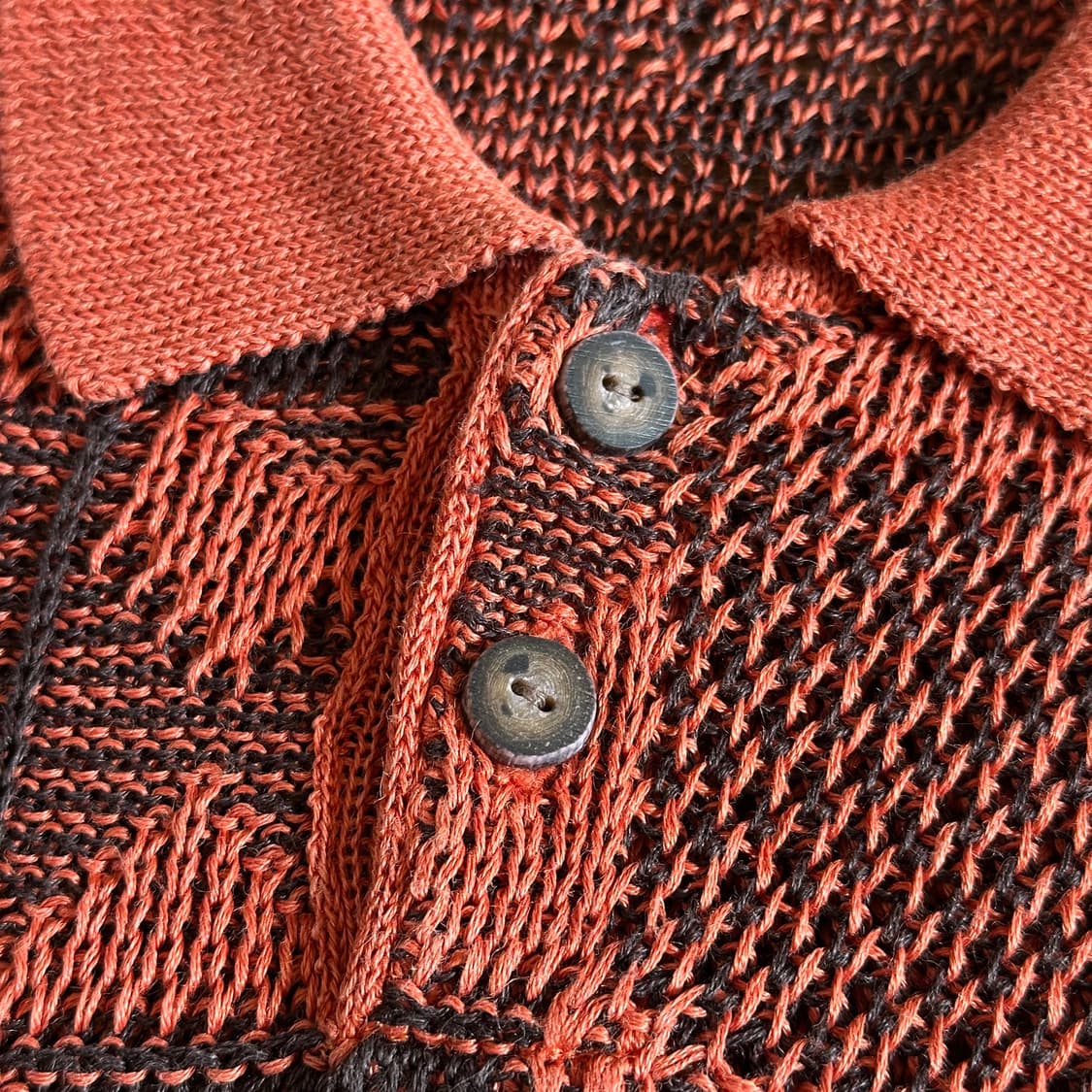 Cassini Uomo linen collar 1/2 knit 상품이미지6
