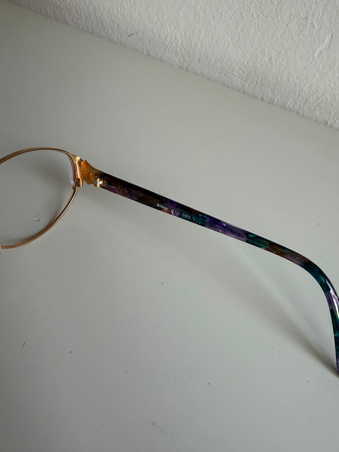 스투시 아이웨어 골드 프레임 안경 (신품) 상품이미지6