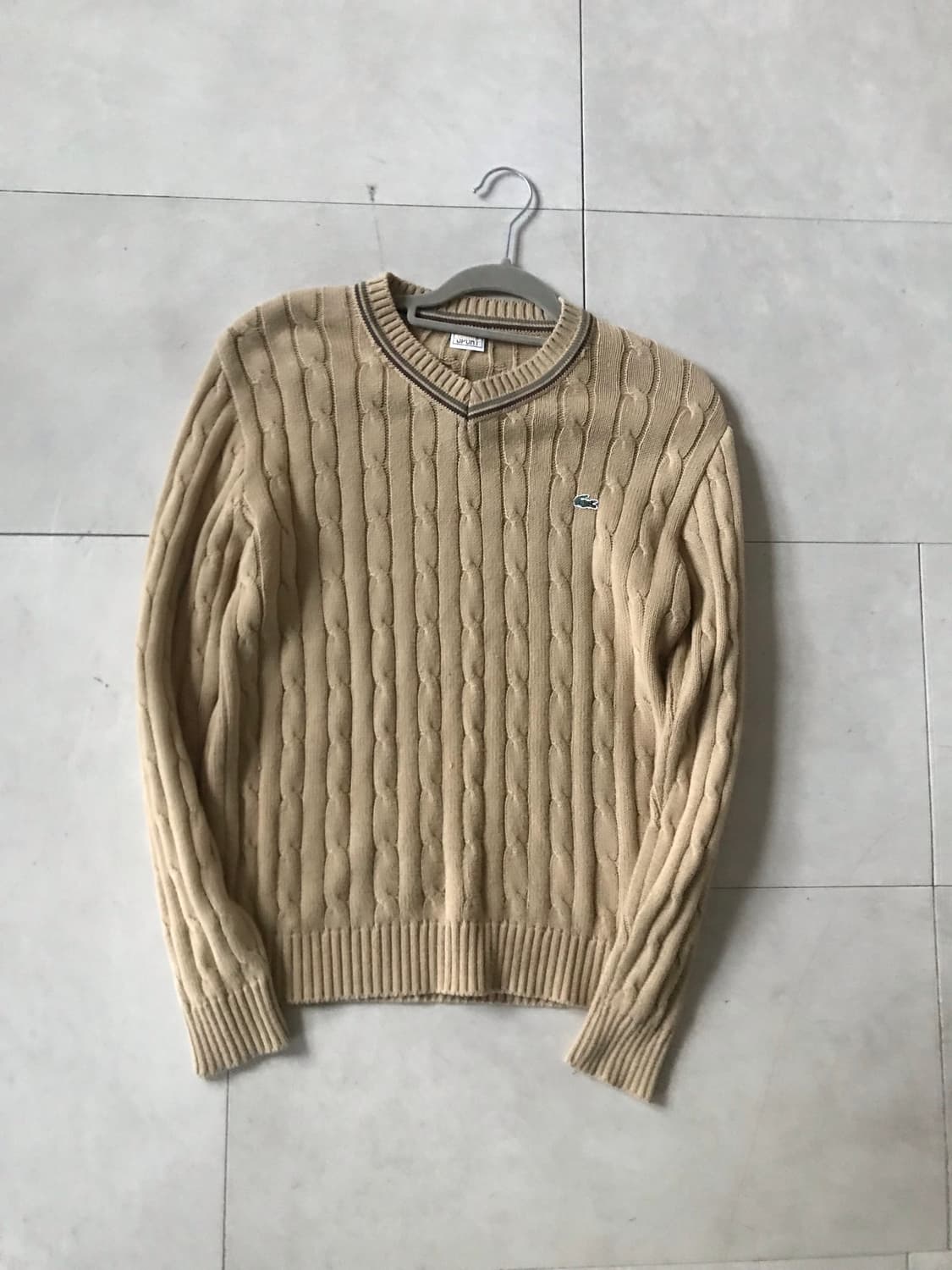 라코스테 베이지 케이블 니트 상품이미지8