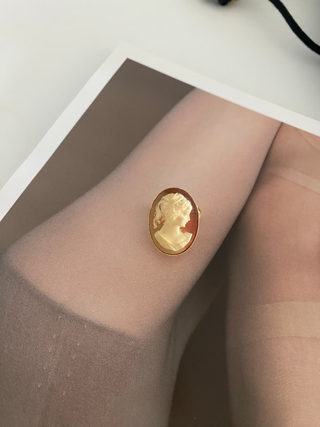 빈티지 카메오 리폼 브로치 상품이미지3