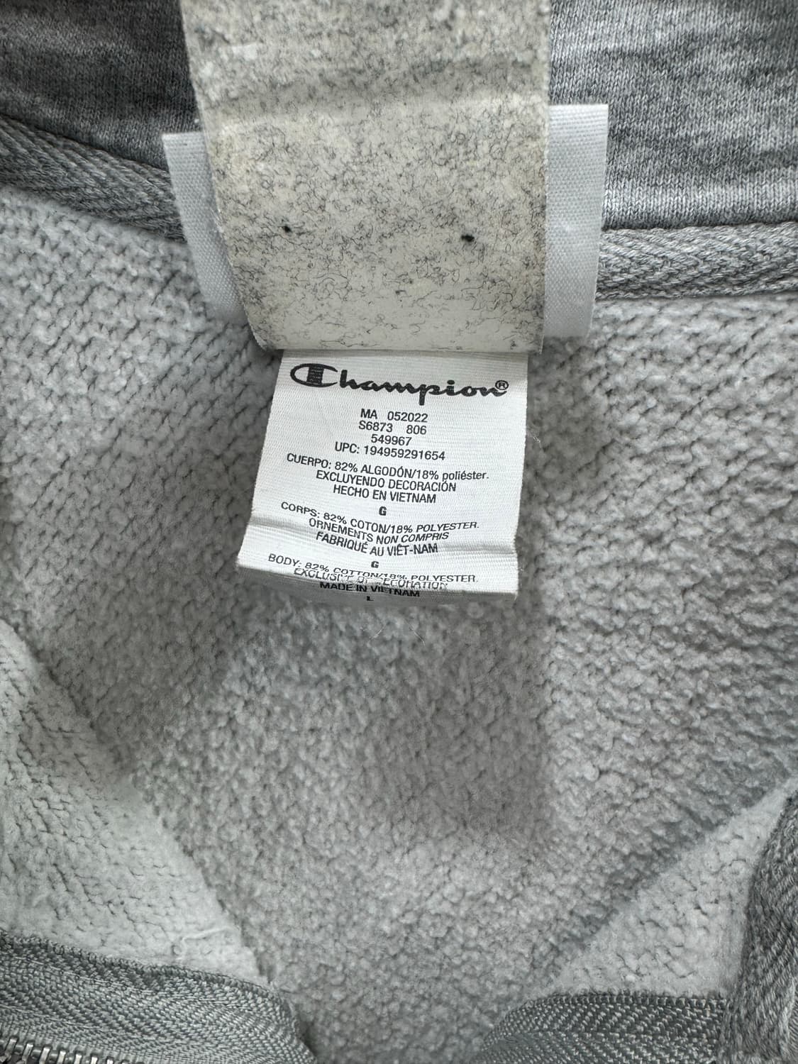 챔피온 리버스위브 반집업 맨투맨 상품이미지5