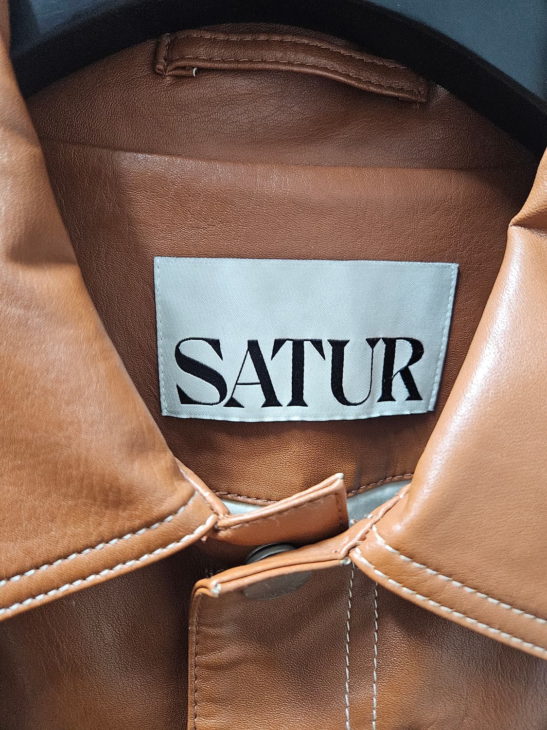 세터 피렌체 비건 레더 코트 상품이미지4