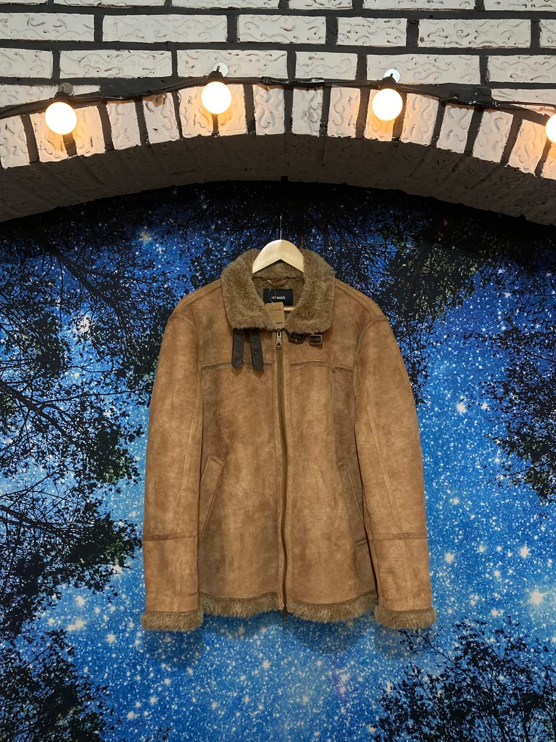 ⚜️HIT MAKER(힛 메이커) 무스탕 재킷 상품이미지1