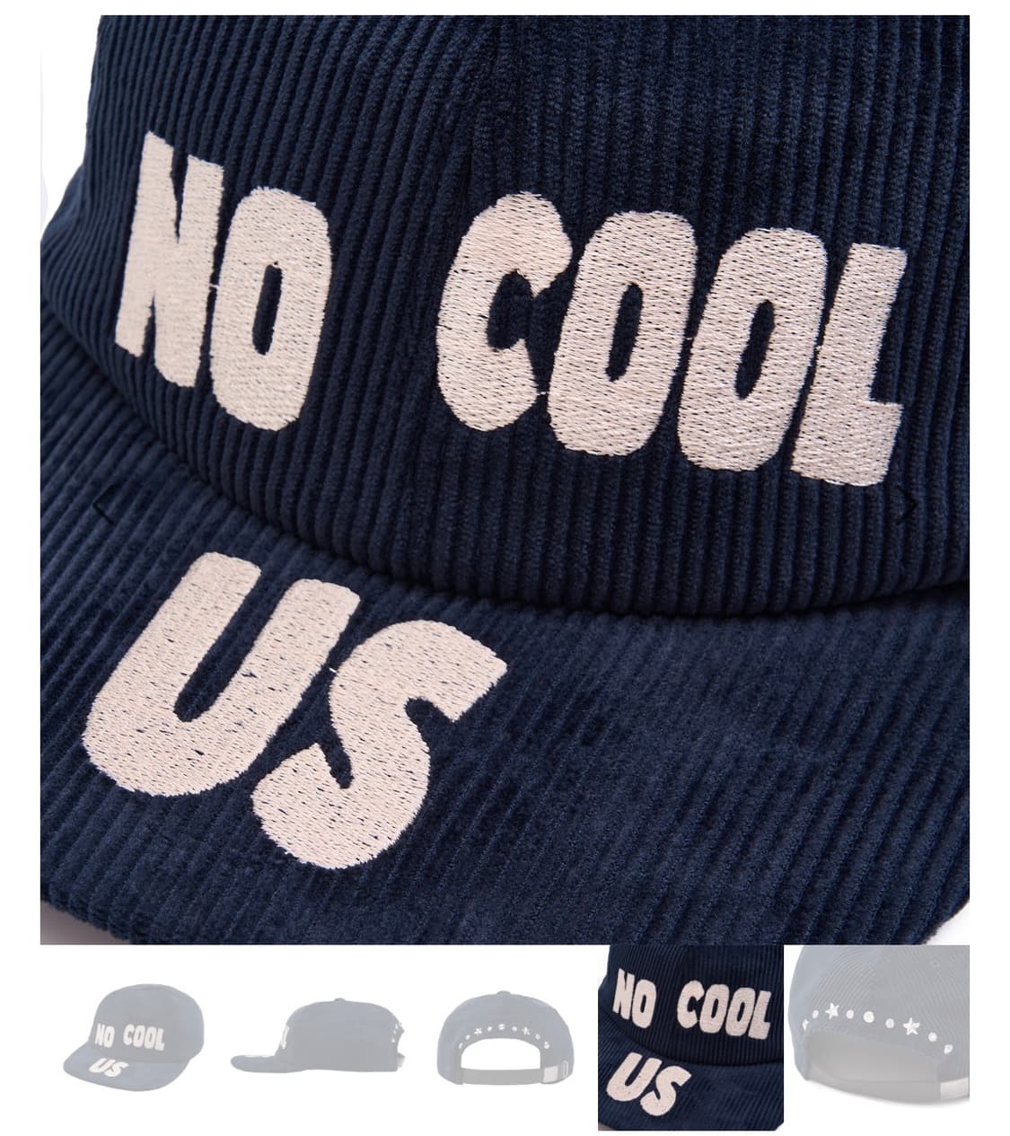 노쿨러스 NOS COULEURS 볼캡 네이비 상품이미지3