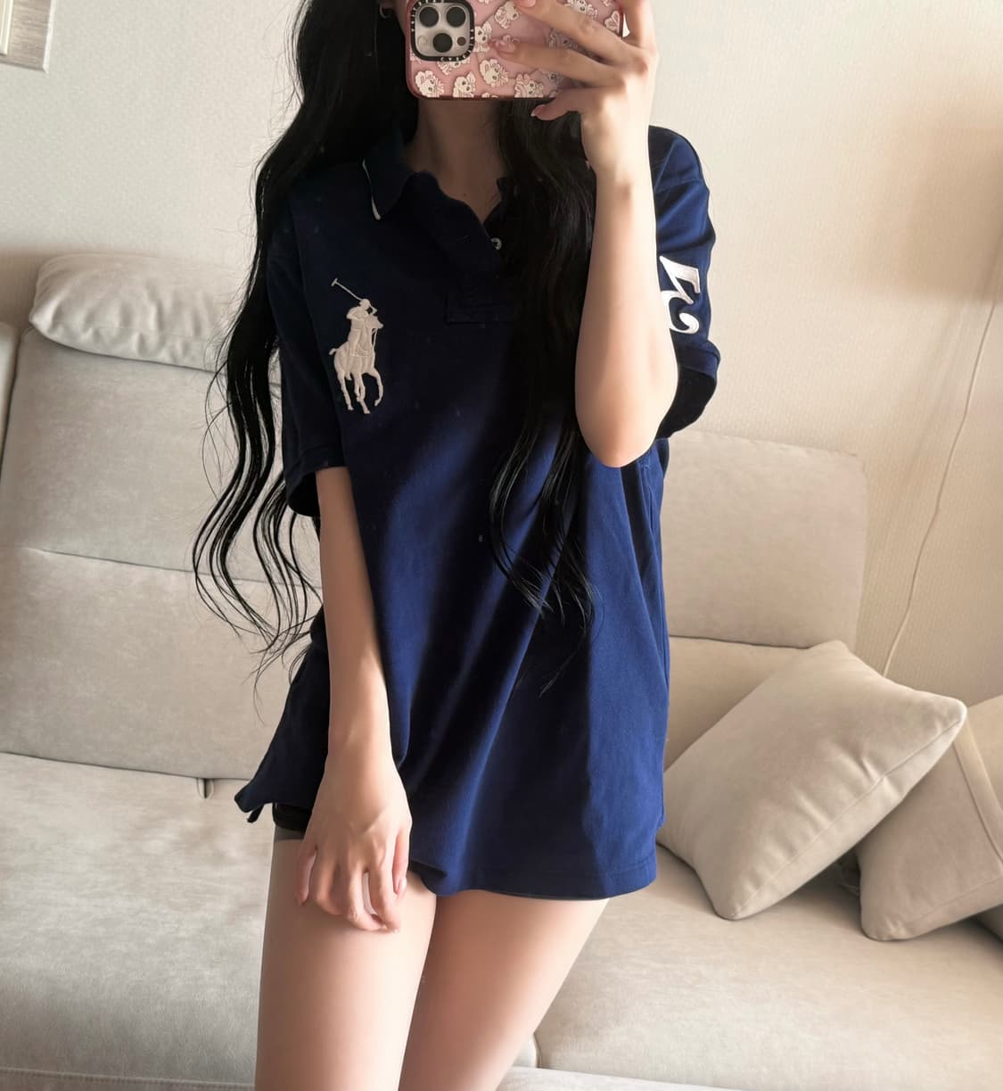 폴로 랄프로렌 빅포니 딥블루 반팔  상품이미지1