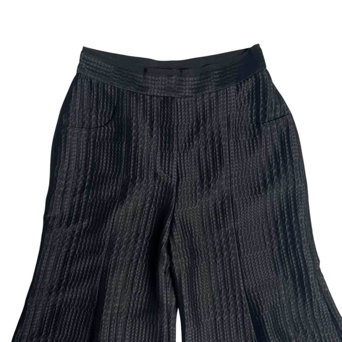 Giorgio armani 울실크 블렌드 하운드투스 체크 팬츠 상품이미지2