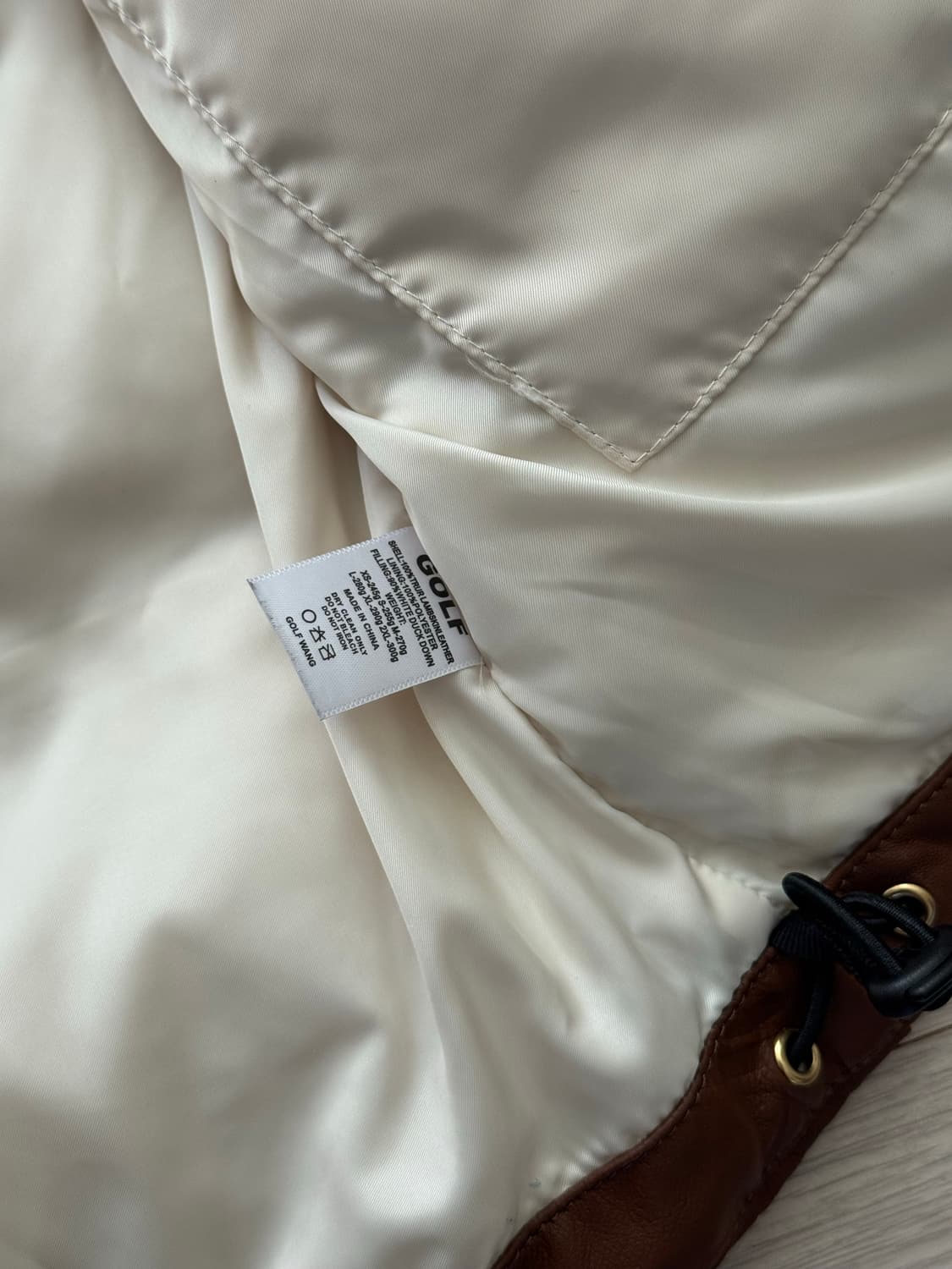 골프왕 브라운 패딩 자켓 상품이미지7