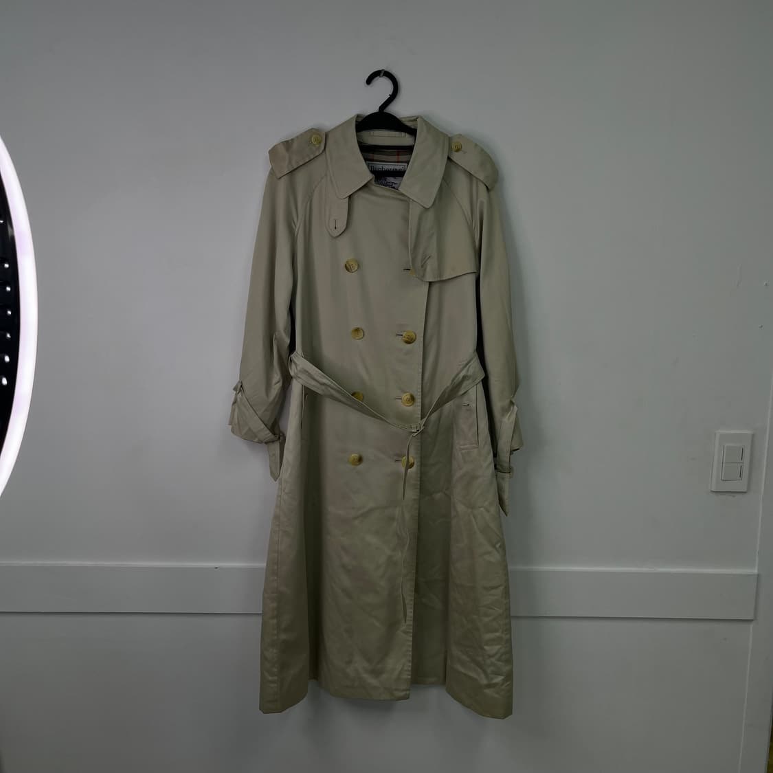 100 버버리 빈티지 벨티드 트렌치 코트 상품이미지1