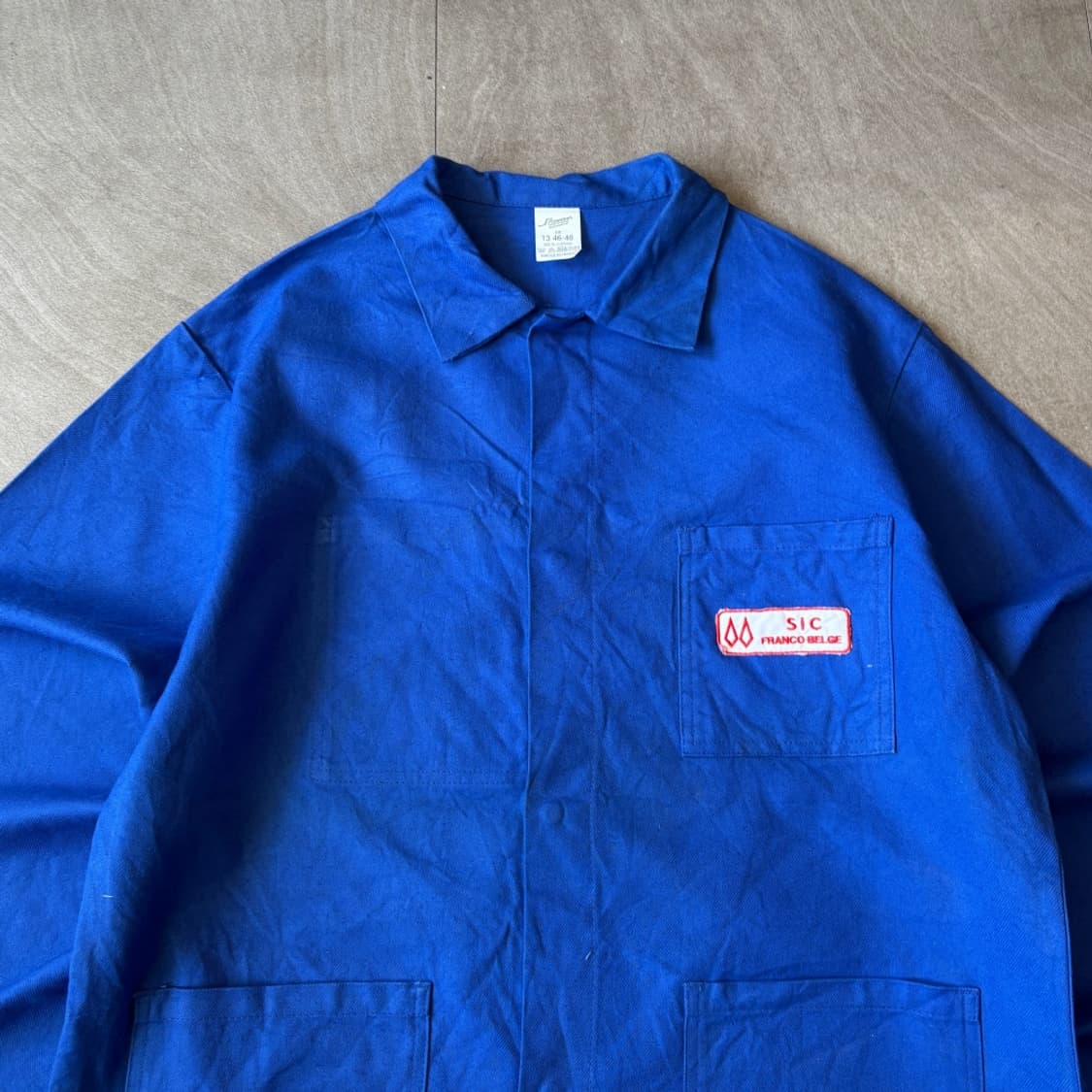 90년대 빈티지 프랑스 생산 프렌치 워크 트윌코튼 자켓 상품이미지3