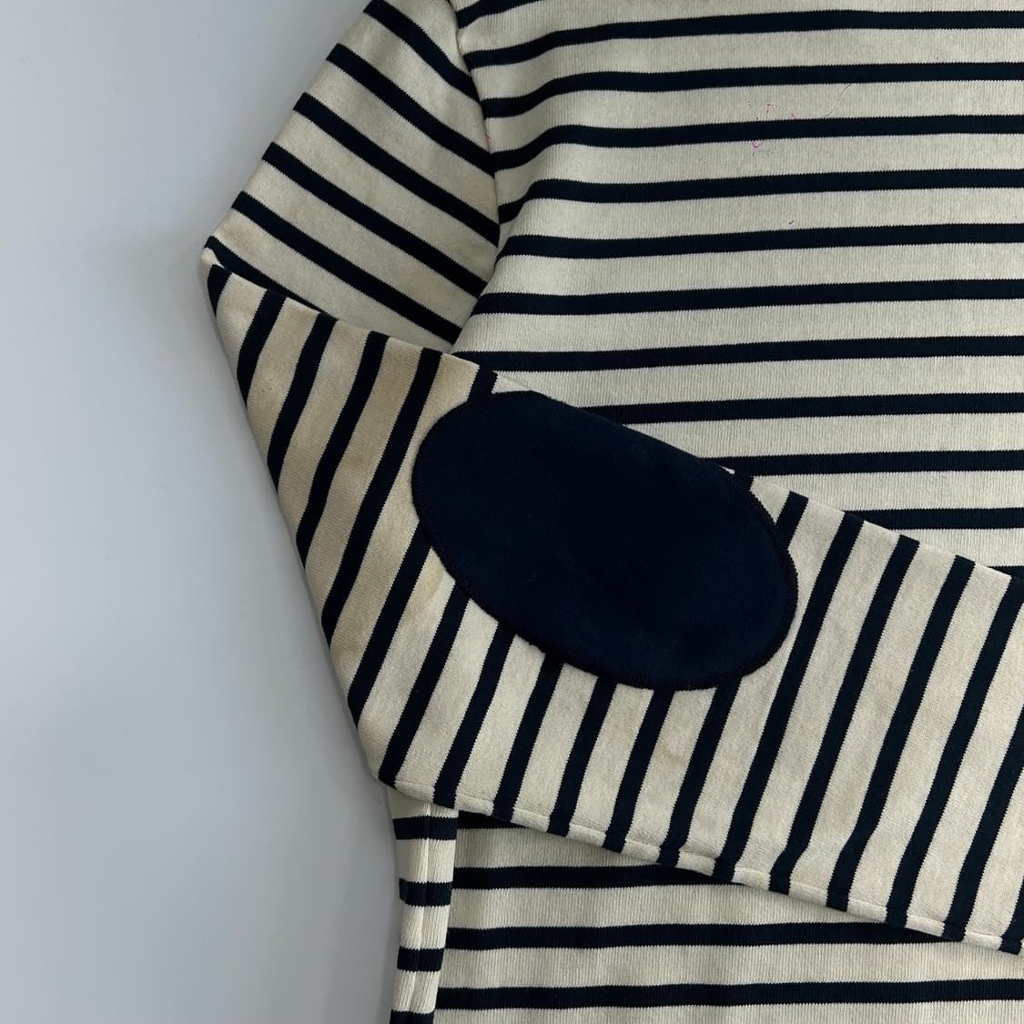 Saint james 네이비 스트라이프 패치 롱슬리브 상품이미지4