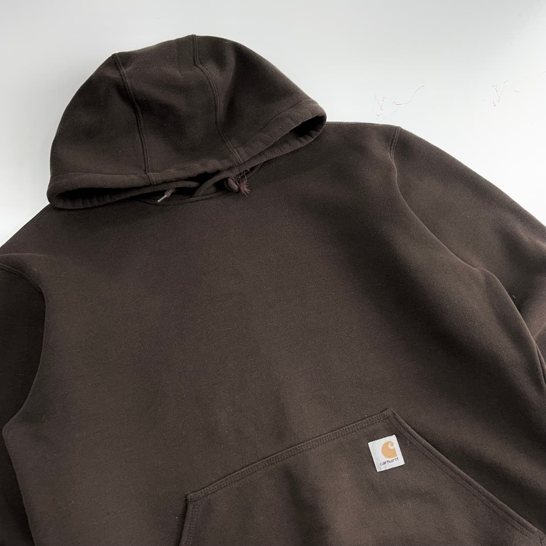 Carhartt 칼하트 오리지널 핏 브라운 후드티 상품이미지4