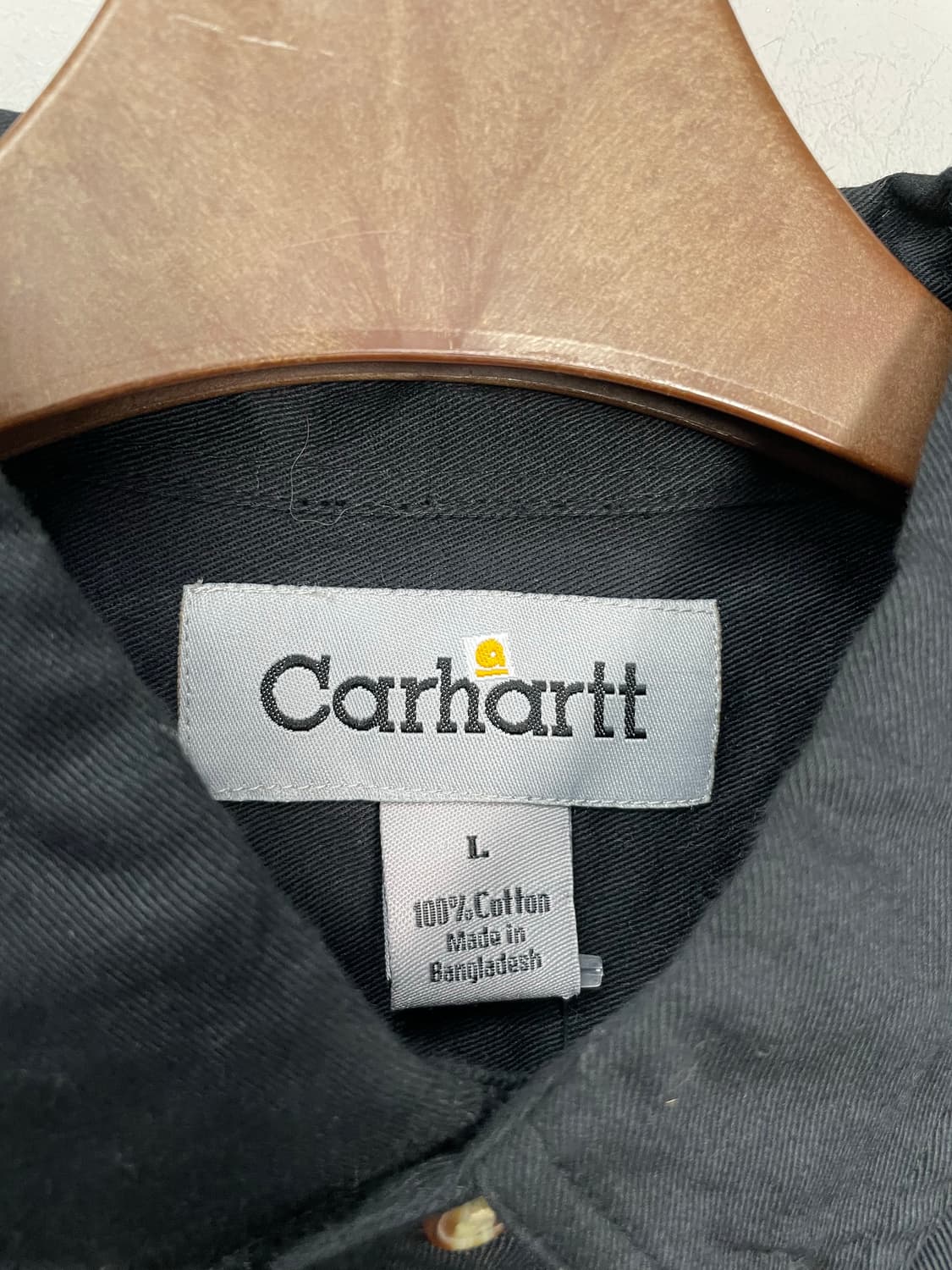 칼하트 블랙 워크 셔츠 H1093 상품이미지5