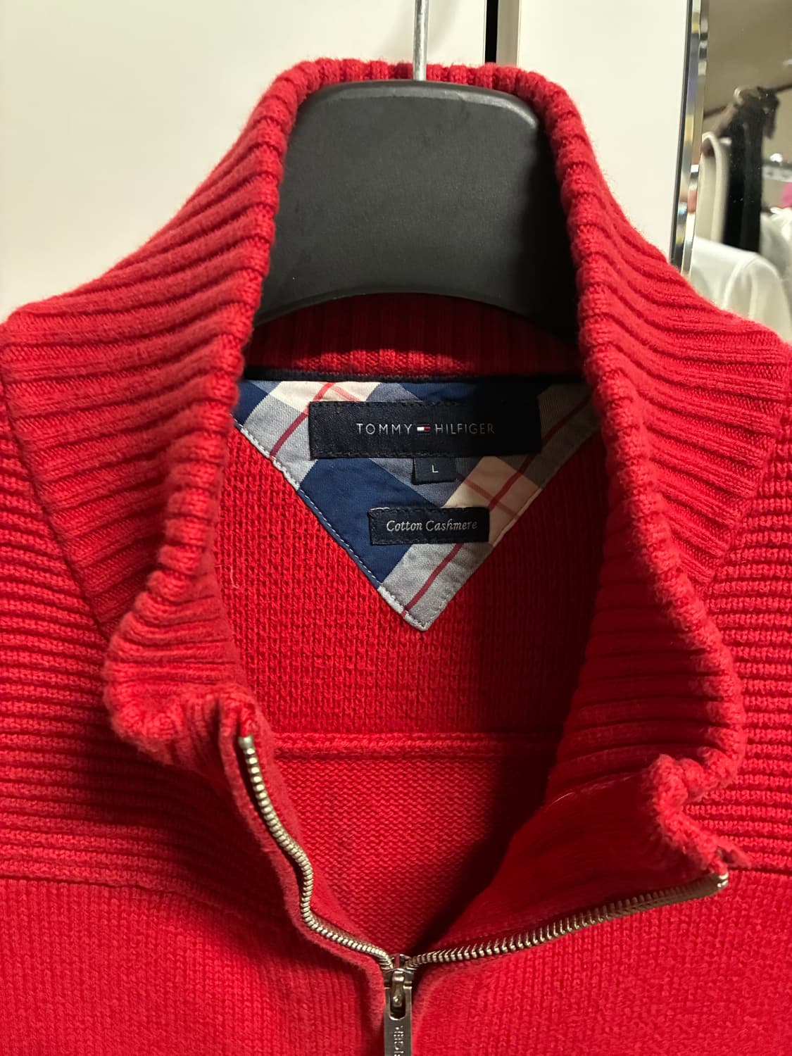 [새상품] 타미힐피거 니트 집업 (L / 100) 상품이미지3