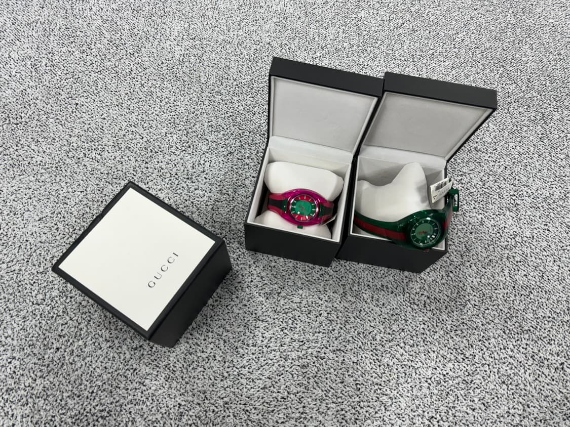 [새상품] GUCCI 웹스트라이프 시계 2종 단종 상품이미지1