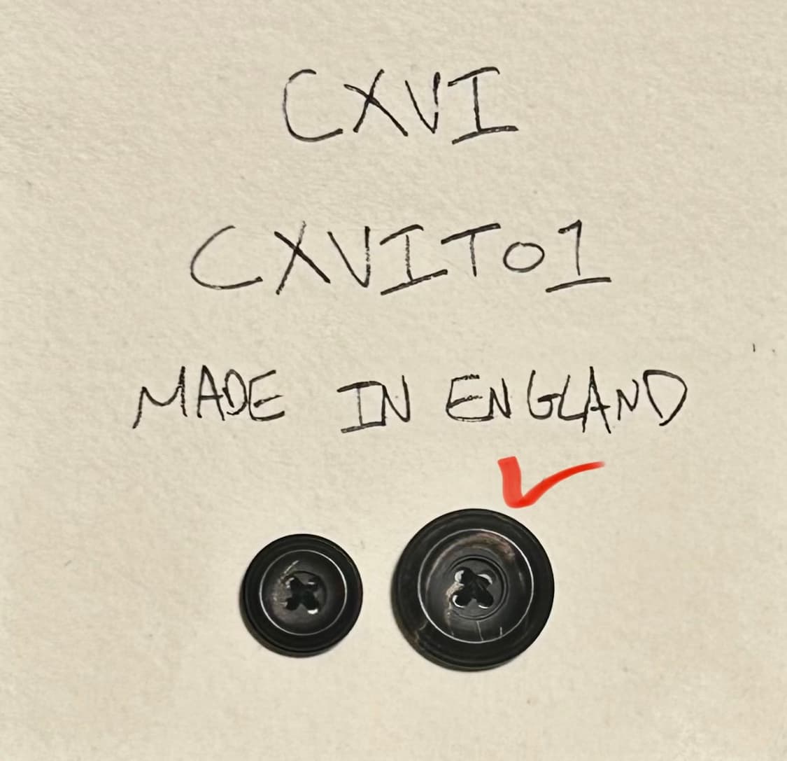 구매) 스켈튼 스페어 단추 및 여분 실 상품이미지1